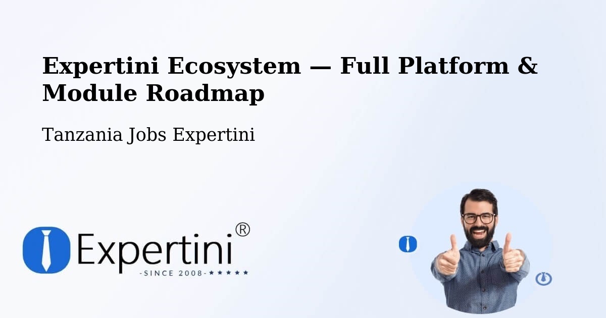 Expertini Ecosystem — Full Platform & Module Roadmap – Inyonga