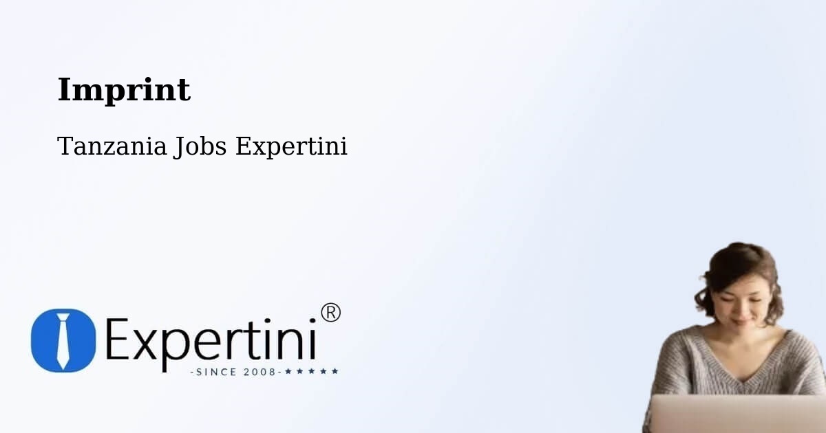 Imprint – Inyonga - Tanzania Jobs Expertini